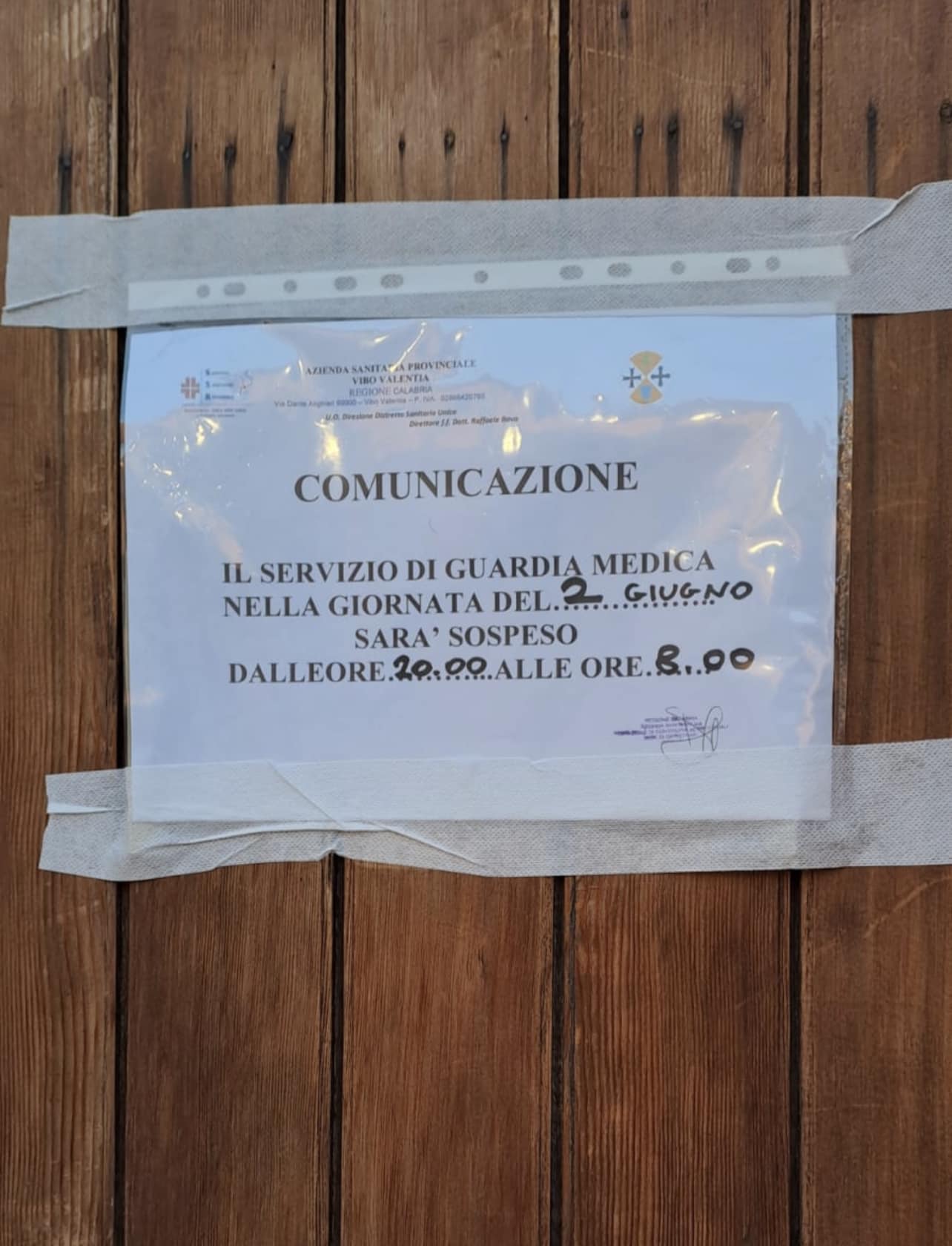 Guardia medica, prospettato il dimensionamento del servizio