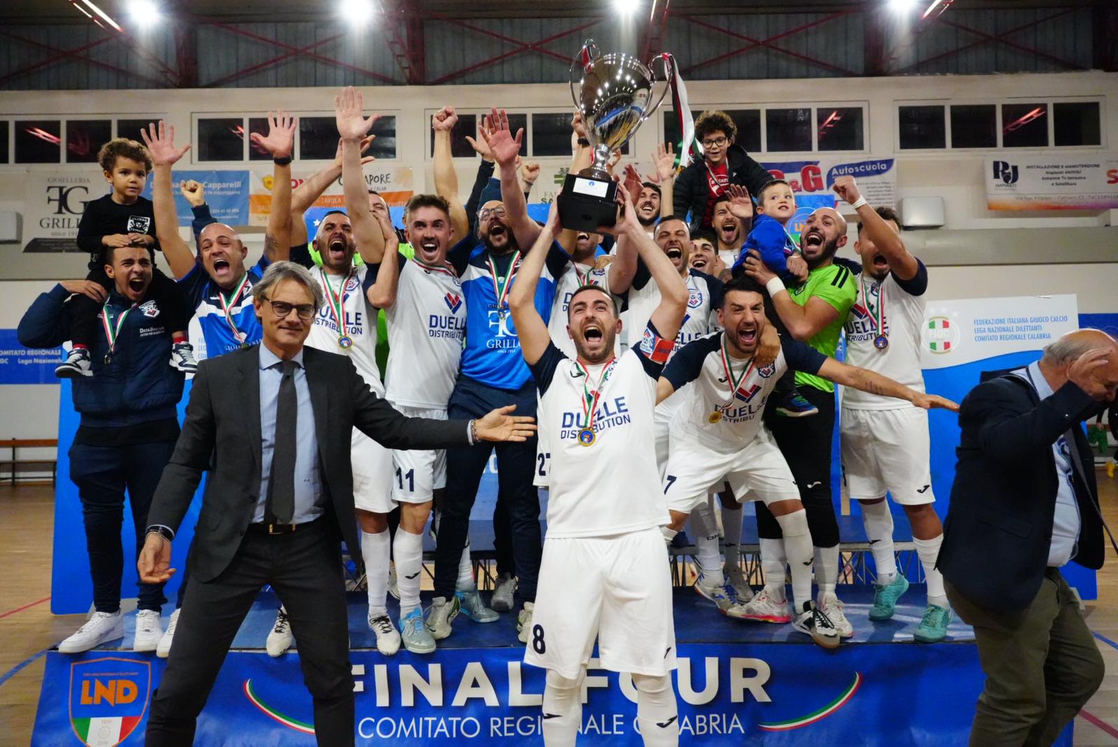 Coppa Italia C5, Duelle Futsal Cetraro e Sangiovannese trionfano imprimendo il proprio nome nell’albo d’oro